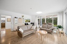 Wohnzimmer Charmante Erdgeschosswohnung mit Garten und lichtdurchfluteten R�umen.