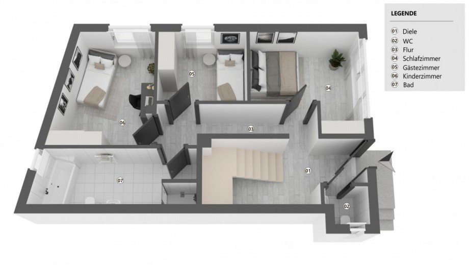 Grundriss EG Einfamilienhaus Braunschweig
