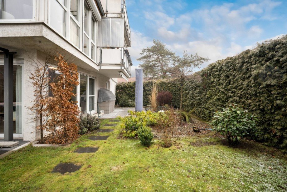 Blick aus dem Garten Erdgeschosswohnung Braunschweig