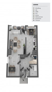 Grundriss EG Charmantes Reihenendhaus mit gro�em Garten und viel Potenzial!