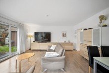 Wohnzimmer Charmante Erdgeschosswohnung mit Garten und lichtdurchfluteten R�umen.