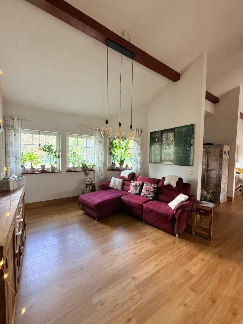Wohnzimmer TV Ecke Einfamilienhaus Lachendorf