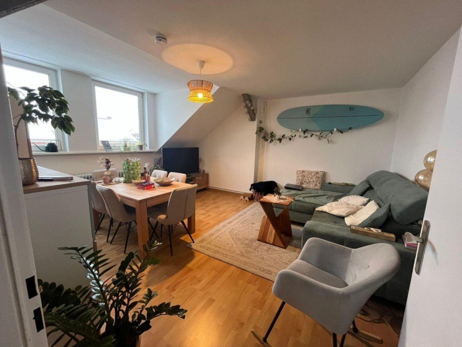 Wohnzimmer DG Mehrfamilienhaus Braunschweig