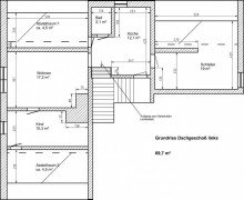 Grundriss DG links Mehrfamilienhaus sucht Handwerker zum Ausbau und m�glicher Top-Rendite bei Vermietung.