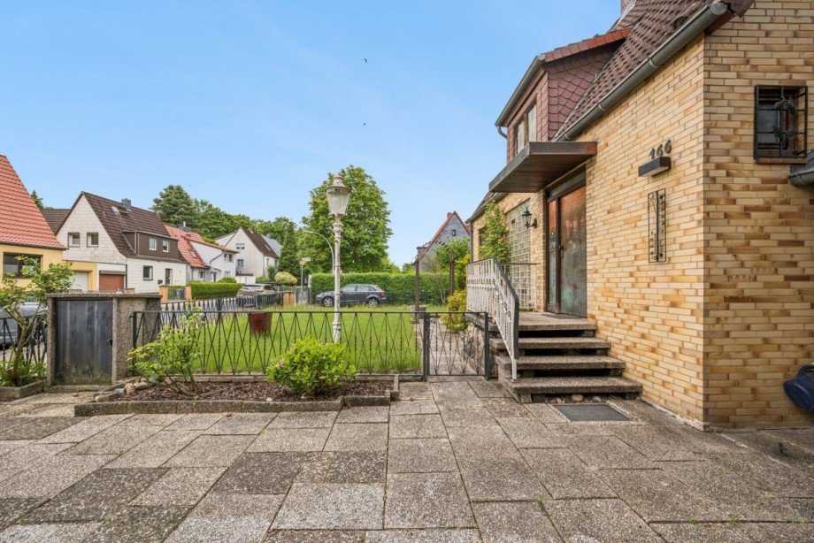 Au�enbereich Eingang Einfamilienhaus Braunschweig