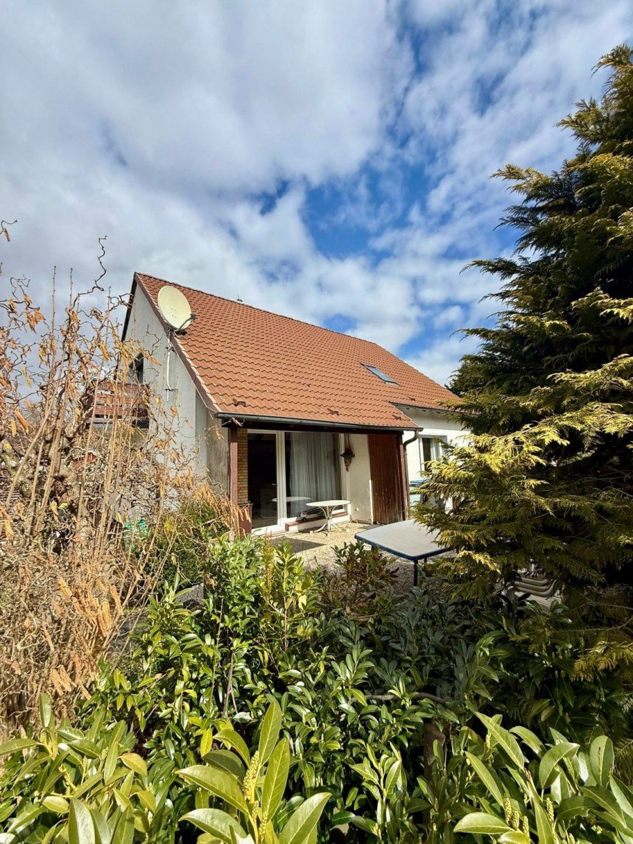 Blick vom Garten Einfamilienhaus Wolfsburg
